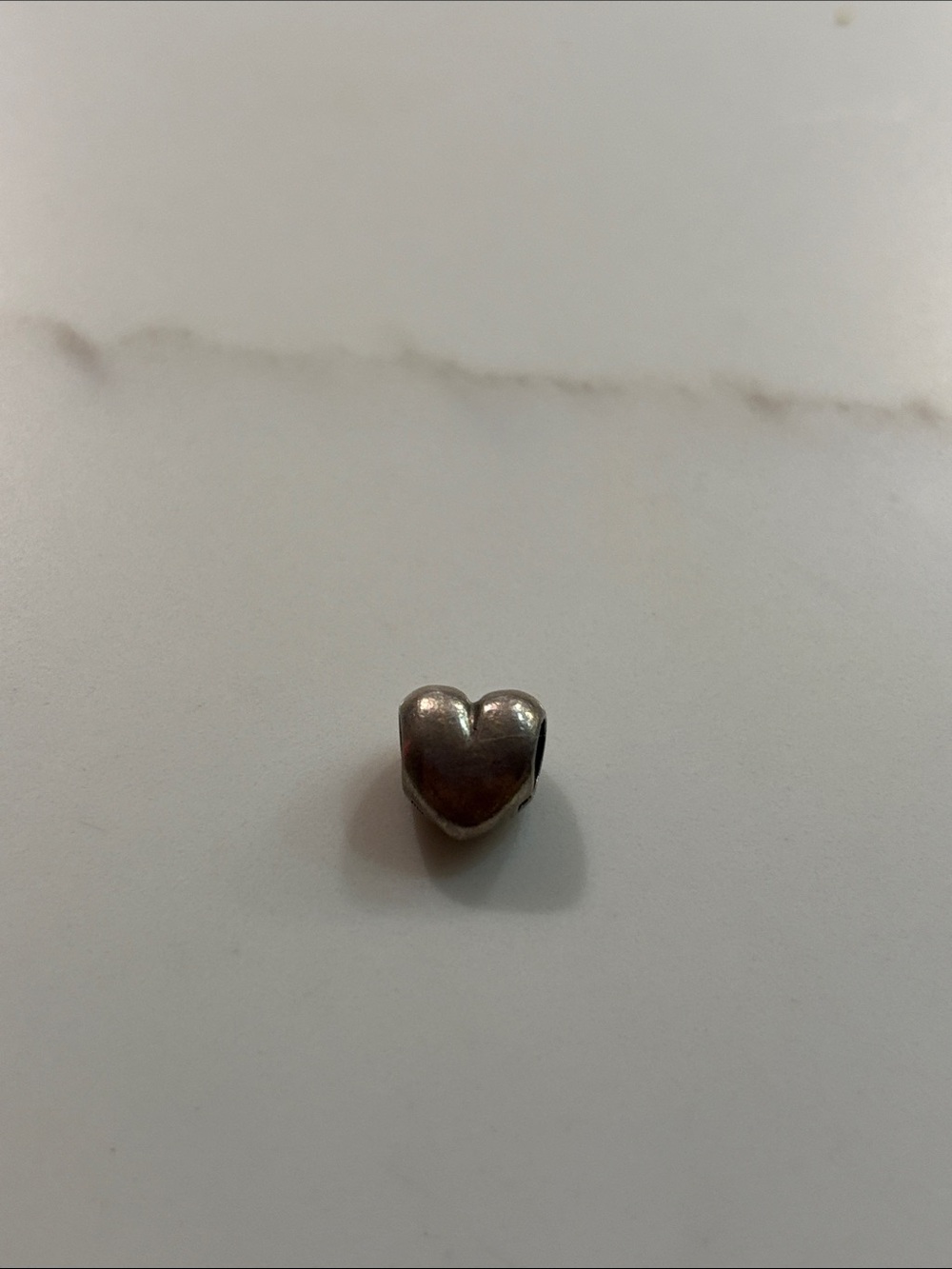 Sterling Silver Heart Charm - Pandora Compatible